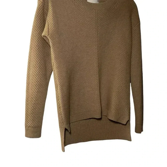 Aritzia Wilfred Free Isabelli Sweater Crew Neck Pullover Long Sleeve Brown XXS - Picture 3 of 8
